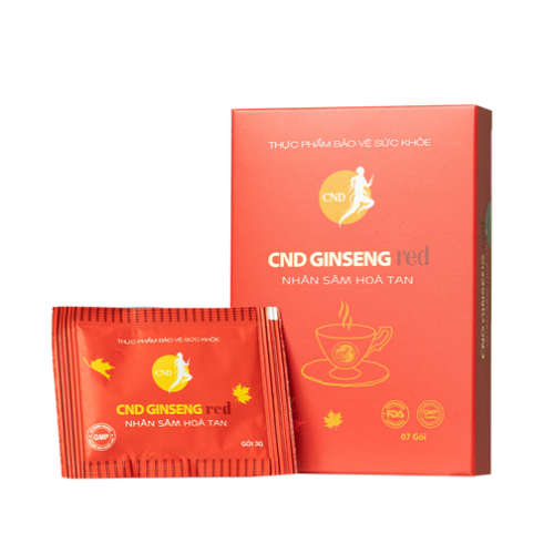 Thực phẩm bảo vệ sức khỏe CND GINSENG Red Nhân sâm hòa tan (hộp 7 gói)