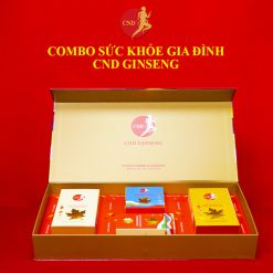 Combo sức khỏe gia đình CND Ginseng (kèm túi)