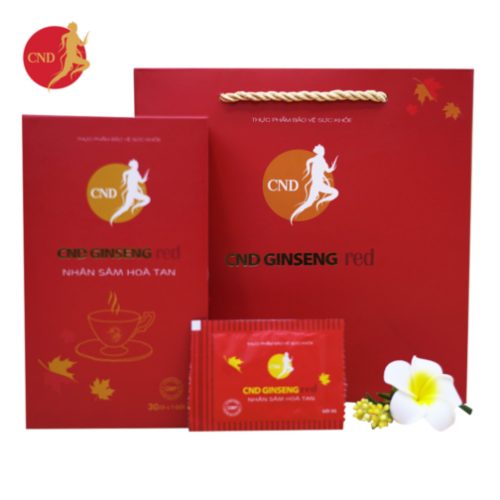 Thực phẩm bảo vệ sức khỏe CND GINSENG Red Nhân sâm hòa tan (hộp 7 gói)