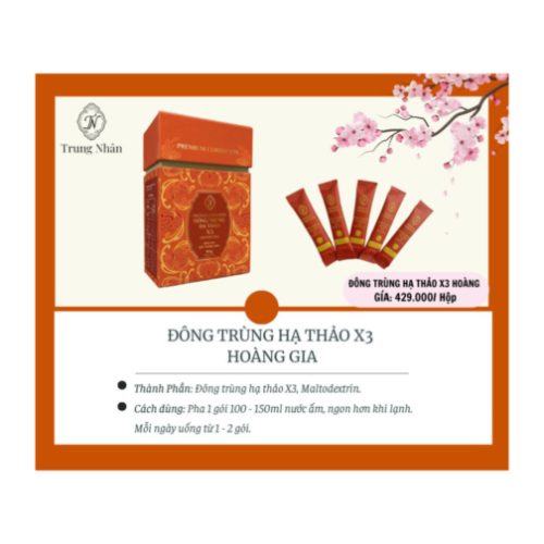 Đông trùng hạ thảo X3 Hoàng gia