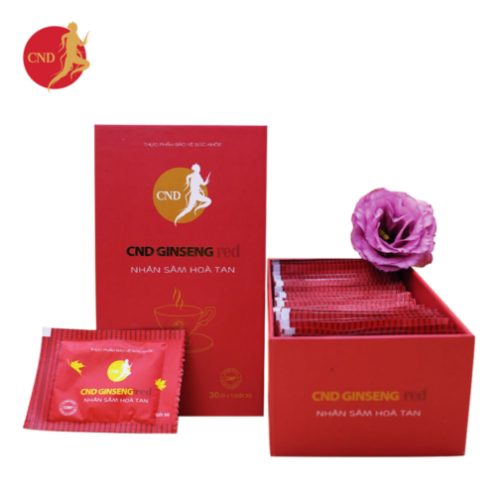 Thực phẩm bảo vệ sức khỏe CND GINSENG Red Nhân sâm hòa tan (hộp 30 gói)