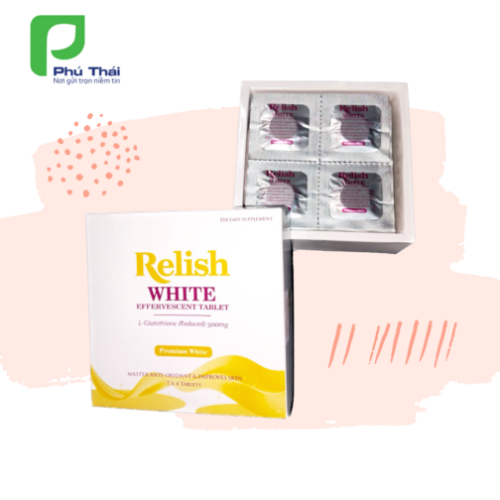 Relish White TRẮNG DA, HỖ TRỢ CHỐNG LÃO HOÁ & THẢI ĐỘC