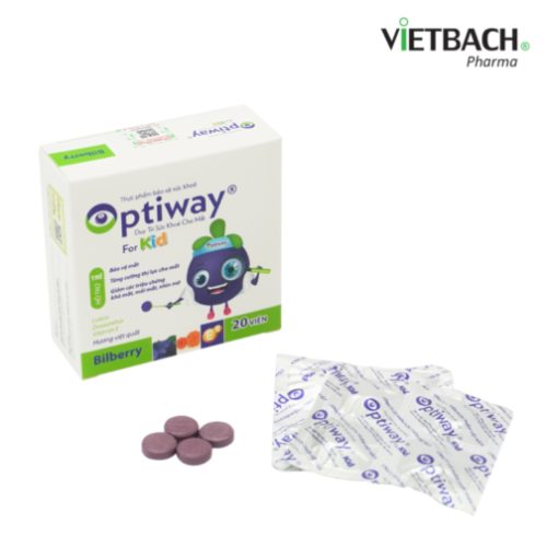 Viên nhai cải thiện thị lực cho trẻ em Optiway For Kids