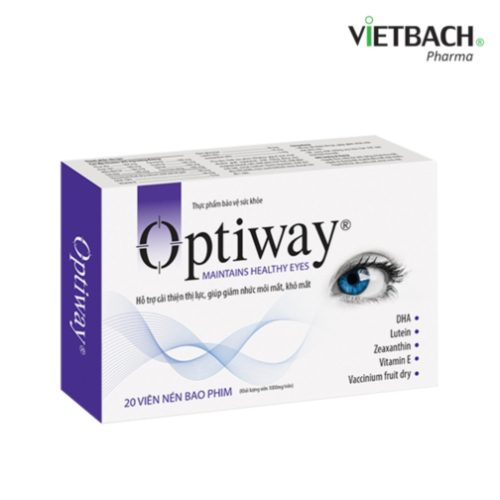 Viên Uống Optiway Hỗ trợ cải thiện thị lực, giúp giảm nhức mỏi mắt, khô mắt