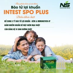 Bào tử lợi khuẩn Intest Hỗ trợ giảm triệu chứng rối loạn tiêu hóa do loạn khuẩn đường ruột