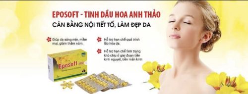 Eposoft 500 Cân bằng nội tiết tố, làm đẹp da