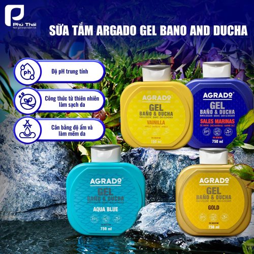 Sữa tắm Agrado hương Aqua Blue