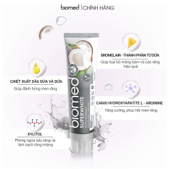 Kem đánh răng chăm sóc Biomed superwhite 100g