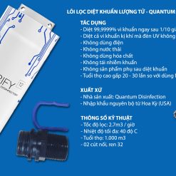 Lõi diệt khuẩn lượng tử CT12 công suất 2700 lít/giờ - Made in Canada, model: F-QD-CT12