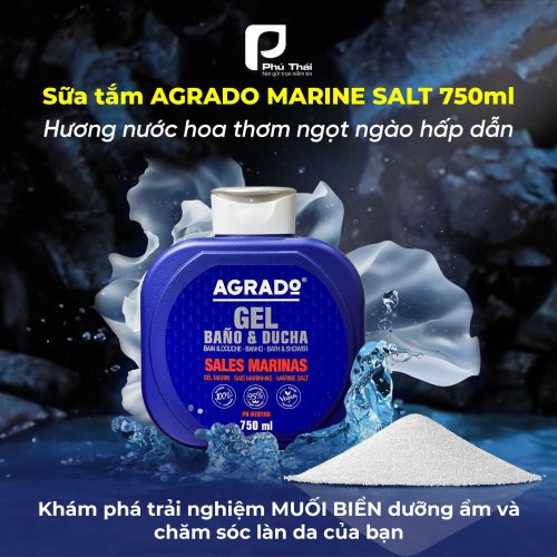 Sữa tắm Agrado hương Marine Salt